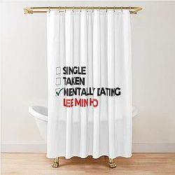 Mentally Dating Lee Minho Shower Curtain