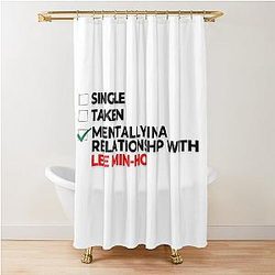 Mentally in a Relationship with Lee Min-Ho Shower Curtain