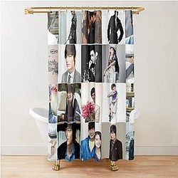 Lee Min Ho Photo Collage Shower Curtain