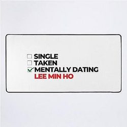 Mentally Dating Lee Min Ho Desk Mat