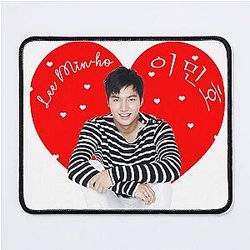 Lee Min Ho with Heart Mouse Pad