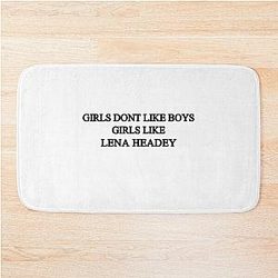Girls don't like boys - Lena Headey Bath Mat