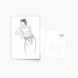 Lena Headey in Vera Wang Postcard
            
Cleaned title without the double quotes:
Lena Headey in Vera Wang Postcard