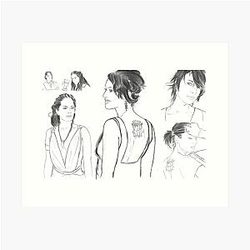 Lena Headey and her amazing Art Print