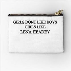 Girls don't like boys - Lena Headey Zipper Pouch
