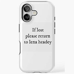 Lost Lena Headey iPhone Tough Case