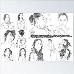 Lena Headey Art Collage Poster