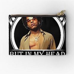 I May Listen To Lenny Kravitz Zipper Pouch