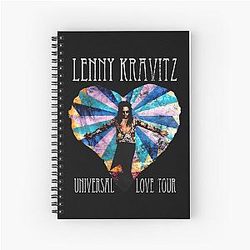 Lenny Kravitz Tour Spiral Notebook