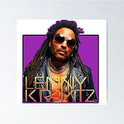 Lenny Kravitz 2025 Tour Poster