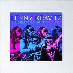 Lenny Kravitz 2025 Tour Poster