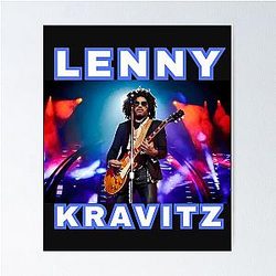 Lenny Kravitz 2025 Tour Poster