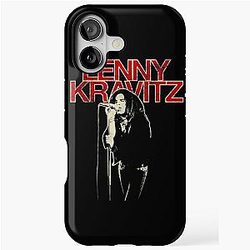 Lenny Kravitz Red Logo Mic T-Shirt iPhone Tough Case