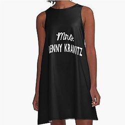 Mrs. Lenny Kravitz A-Line Dress