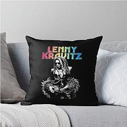 Lenny Kravitz Tour Throw Pillow