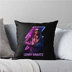 Lenny Kravitz Tour Throw Pillow