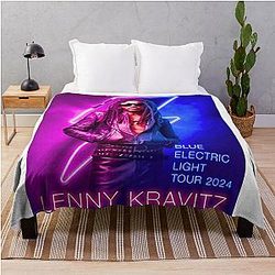 Lenny Kravitz Tour 2025 Throw Blanket