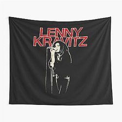 Lenny Kravitz Red Logo T-Shirt Tapestry