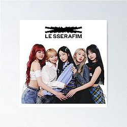 LE SSERAFIM KPOP Poster