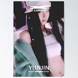 Le Sserafim Yunjin Poster