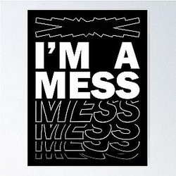 I'm a Mess - Le Sserafim Poster