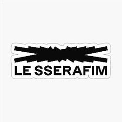 KPOP LE Serafim Logo Sticker