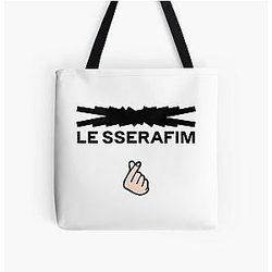 LE SSERAFIM  annyeonghaseyo  saranghae  Gamsahamnida All Over Print Tote Bag