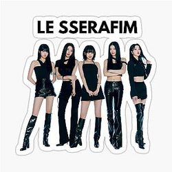 LE SSERAFIM Sticker