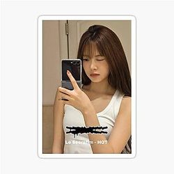 Limited Edition LE SSERAFIM Hot Le Sserafim Merch Trendy K-pop Shirts & Accessories Sticker