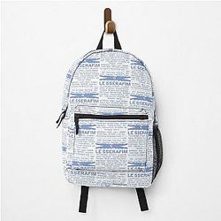 Design with Le Sserafim songs Backpack