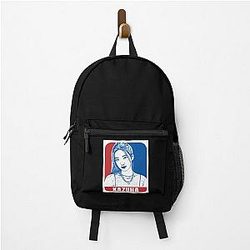 LE SSERAFIM Kazuha Sketch Silhouette Backpack Blue Red