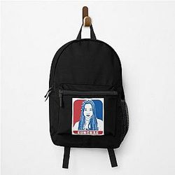 LE SSERAFIM Eunchae Sketch Silhouette Backpack Blue and Red