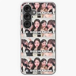 LE SSERAFIM group sticker Samsung Galaxy Soft Case