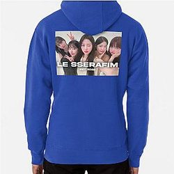 LE SSERAFIM Group Sticker Pullover Hoodie