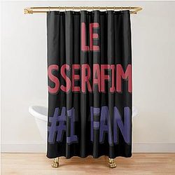 Le Sserafim Fan Shower Curtain