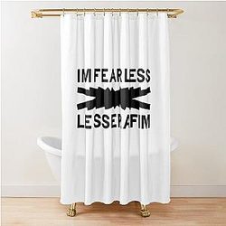 Le Sserafim logo - Serafim band girl Shower Curtain