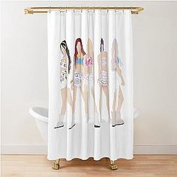 Le Sserafim Kpop Shower Curtain
