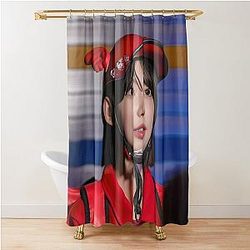 LE SSERAFIM Sakura Merchandise Limited Edition K-pop Apparel & Accessories Shower Curtain