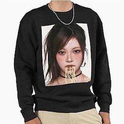 LE SSERAFIM EUNCHAE Spaghetti Pullover Sweatshirt