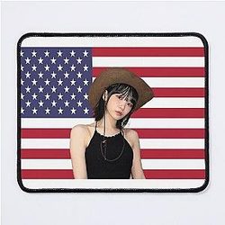 Chaewon US Flag - Chae Won LE SSERAFIM Mouse Pad