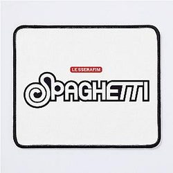 Le Sserafim Spaghetti Logo Mouse Pad