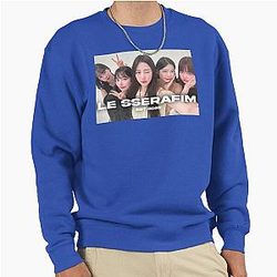 LE SSERAFIM group Pullover Sweatshirt