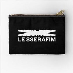 Le Sserafim KPop Logo Zipper Pouch