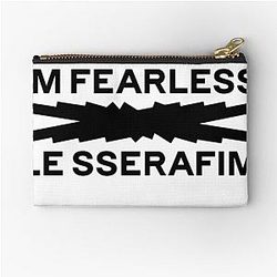 Le Sserafim Logo - Serafim Band Girl Zipper Pouch