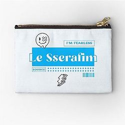 LE SSERAFIM - I'm Fearless Statement Shirt - Kpop Merch Gift for FEARNOT Zipper Pouch