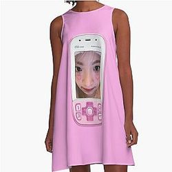 Chungha LE Serafim Cute A-Line Dress