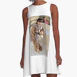 Le Sserafim Chaewon Snow A Line Dress