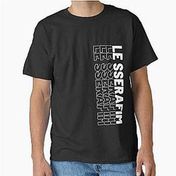 LE SERAFIM Typography Classic T-Shirt