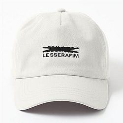 KPOP LE SSERAFIM LOGO Dad Hat -> K-POP LE SSERAFIM Dad Hat