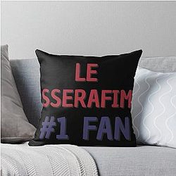 Le Sserafim Fan Throw Pillow